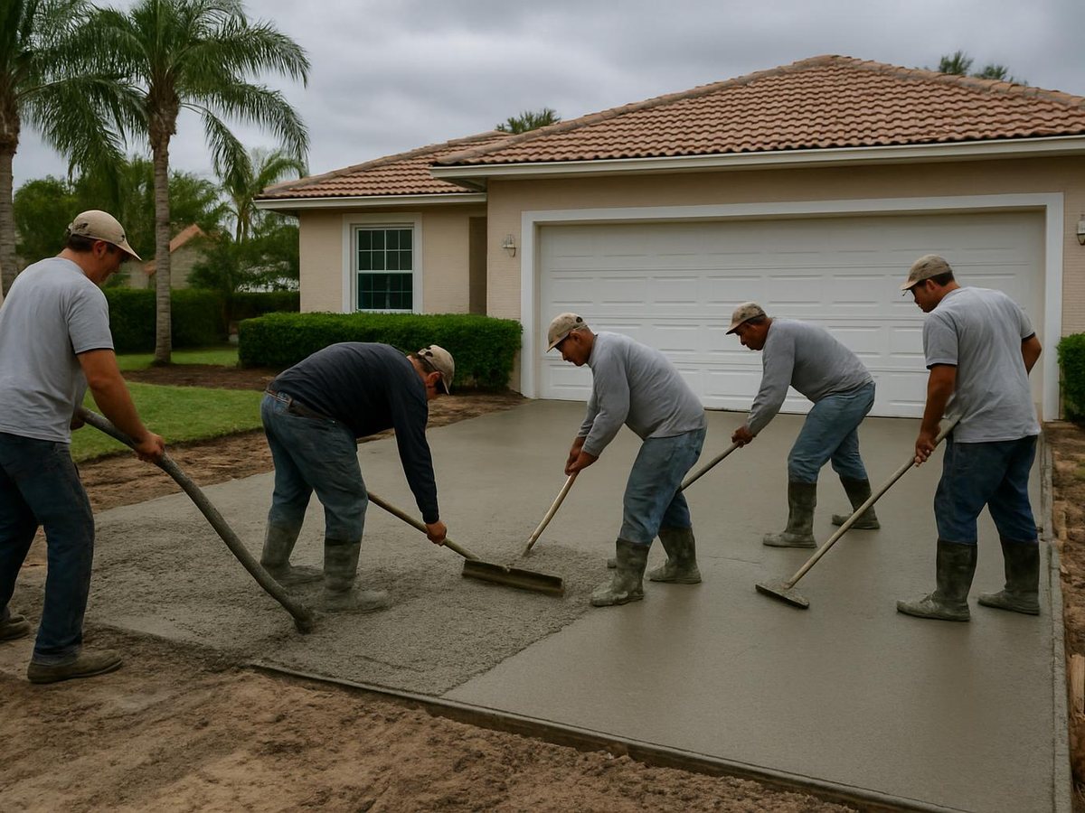 Coast & Cedar Concrete Construction work in Delray Beach
